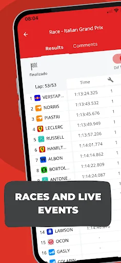 Formulapp - live F1 screenshot 5