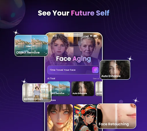 Future Face – AI Age Changer screenshot 1