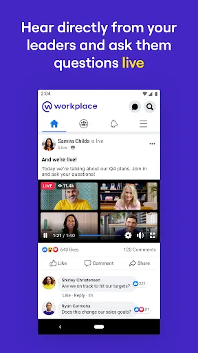 Workplace from Meta screenshot 3
