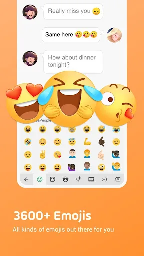 Facemoji Emoji Keyboard Lite:D screenshot 2