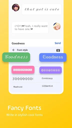 Facemoji Emoji Keyboard Lite:D screenshot 3