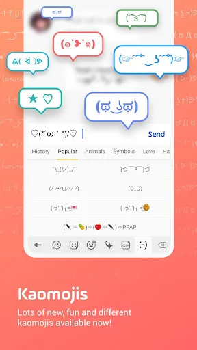 Facemoji Emoji Keyboard Lite:D screenshot 5