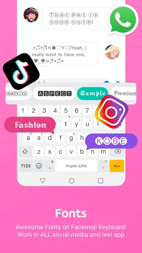 Facemoji Emoji Keyboard Pro screenshot 4