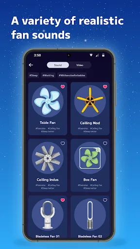 SleepFan: Fan sounds for sleep screenshot 3