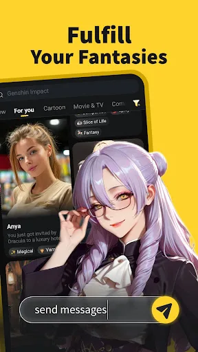 Fantasia: Character AI Chat screenshot 2