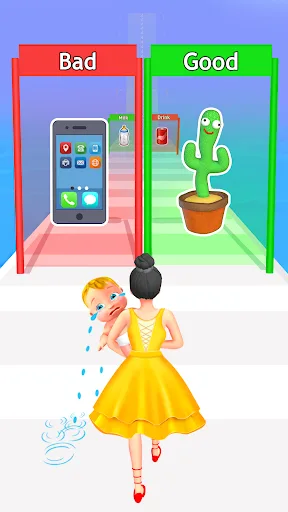 Good or Bad Mom Run: Mom Games screenshot 1