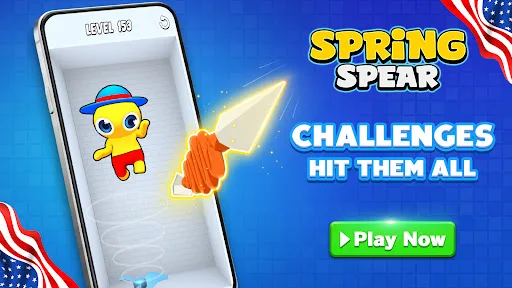 Spring Spear: Aim & Snap screenshot 3