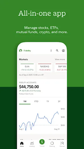 Fidelity Investments screenshot 1
