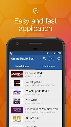 Online Radio Box・FM, AM Player screenshot 1