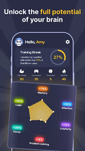 BrainBloom: Brain training app screenshot 3