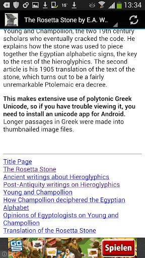 The Rosetta Stone (ebook) screenshot 2