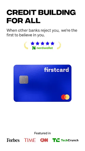 Firstcard: Credit Builder Card screenshot 1