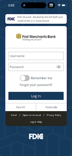 First Merchants Mobile App screenshot 1