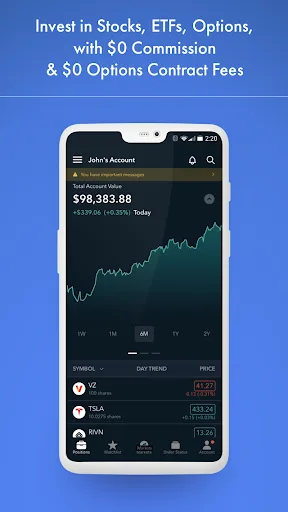 Firstrade: Invest & Trade screenshot 1