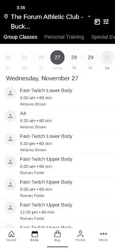 The Forum Athletic Club screenshot 2