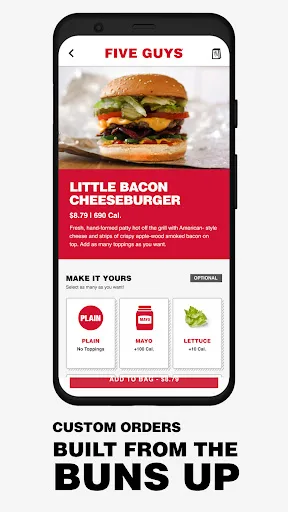 Five Guys Burgers & Fries screenshot 4