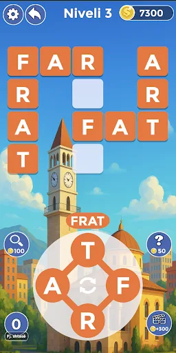 Gjej Fjalën: Fjalëkryq Shqip screenshot 1