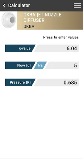 FläktGroup K Factor screenshot 3