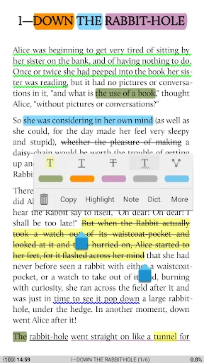 Moon+ Reader screenshot 2