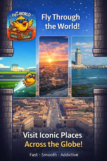 Fly the World: Bird Flap screenshot 2