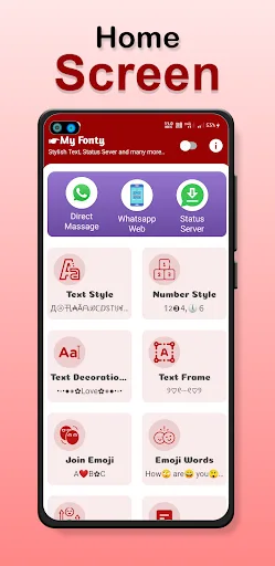 Fancy Text & Number Style App screenshot 1