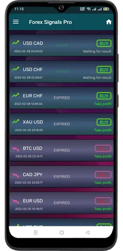 Forex Signals Pro screenshot 1