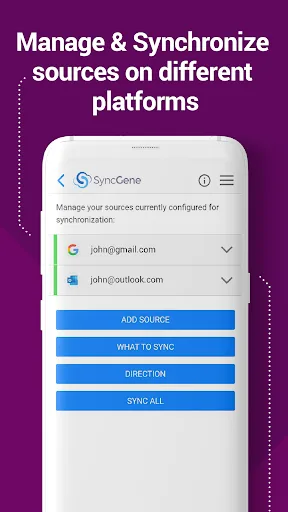 SyncGene Contact Calendar Sync screenshot 5