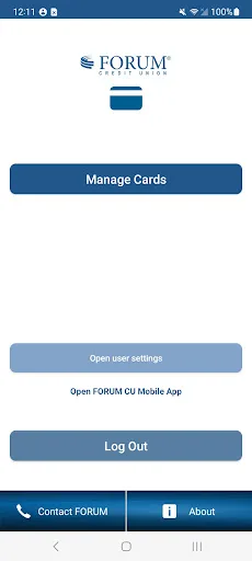 FORUM CU Card Management screenshot 2