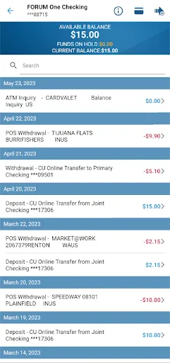 FORUM Credit Union CU Online screenshot 4
