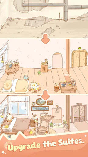 Idle Cat Hotel - Cozy Games screenshot 4