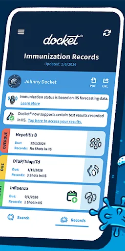 Docket® screenshot 2