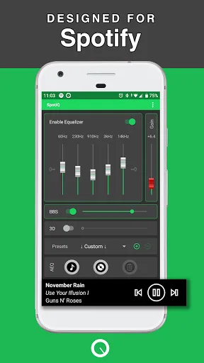 SpotiQ :Equalizer Bass Booster screenshot 1