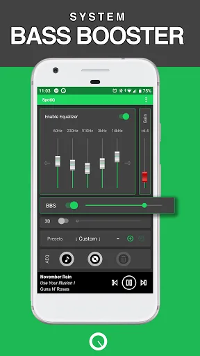 SpotiQ :Equalizer Bass Booster screenshot 2
