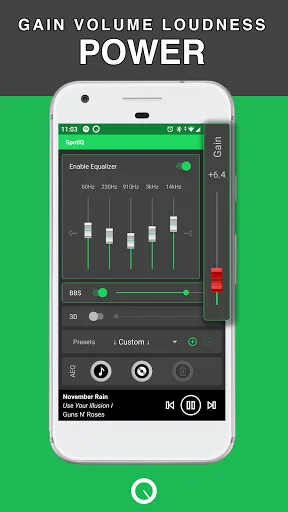 SpotiQ :Equalizer Bass Booster screenshot 4