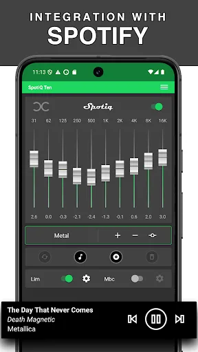 SpotiQ Ten - Equalizer Booster screenshot 1
