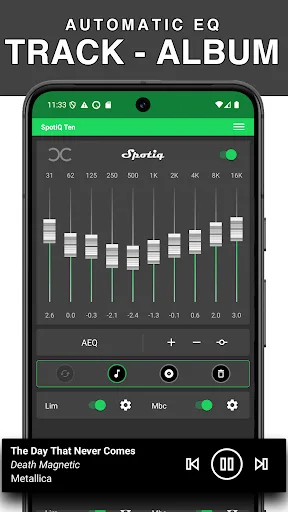 SpotiQ Ten - Equalizer Booster screenshot 3