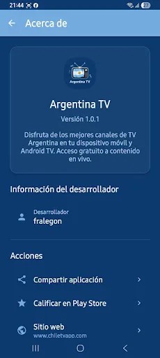 Argentina Tv screenshot 3