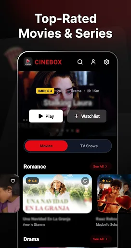 CineBox- Find Movies, TV Shows screenshot 1