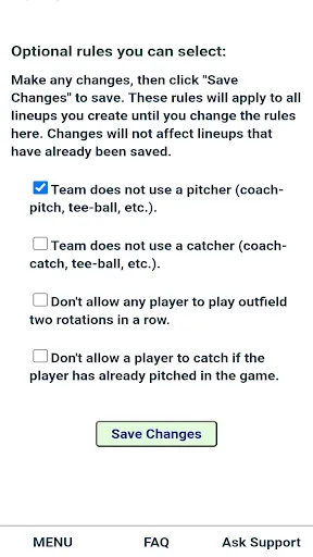Baseball Fielding Rotation App screenshot 5