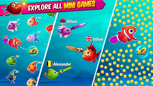 Big Eat Fish Games Shark Games screenshot 1