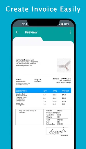 OnTheGo - Invoice Maker screenshot 2