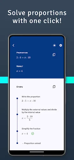 Solve proportions screenshot 1