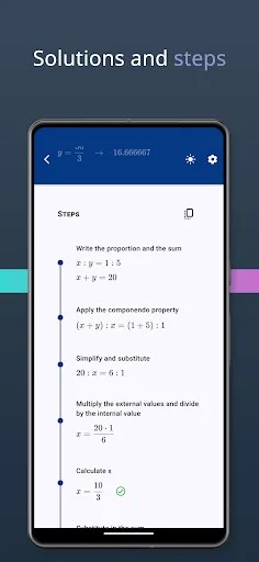 Solve proportions screenshot 3