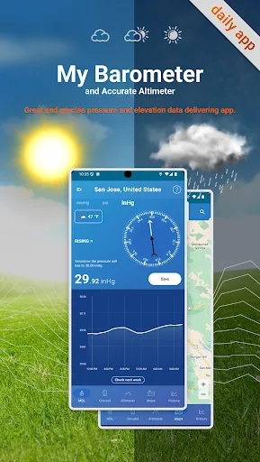 My Barometer and Altimeter screenshot 1