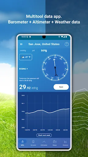 My Barometer and Altimeter screenshot 2
