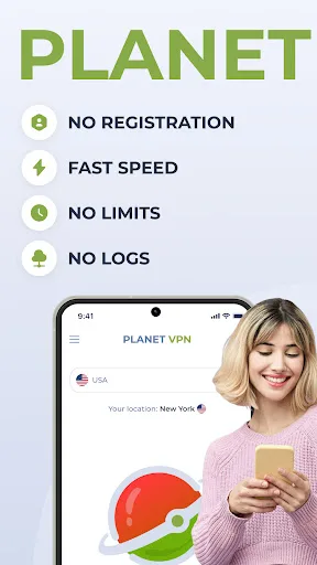 Planet Free VPN ™ Super Proxy screenshot 1