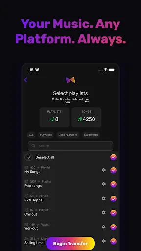 FreeYourMusic: Move Playlists screenshot 1