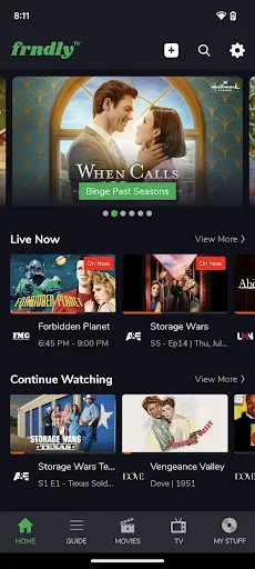 Frndly TV: Live TV & Movies. screenshot 1
