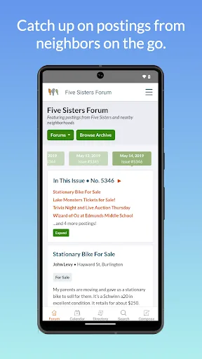 Front Porch Forum screenshot 1