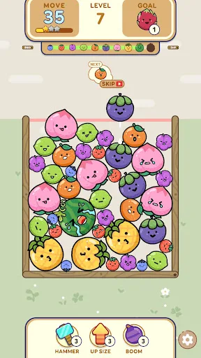 Fruit Meme Game: Merge Drop screenshot 1